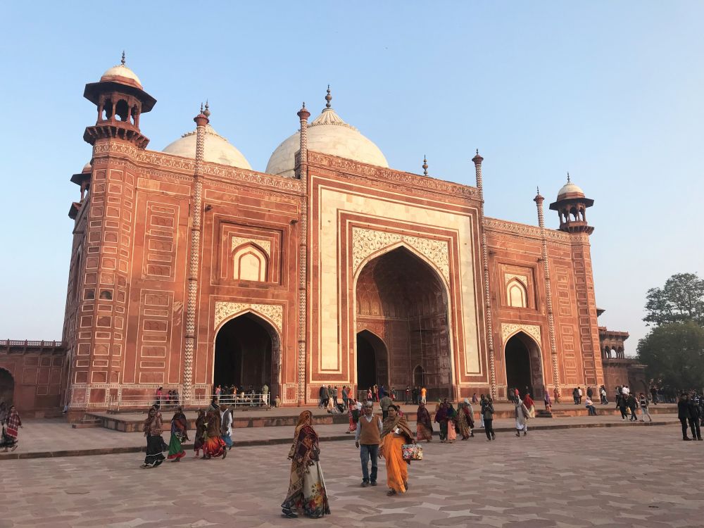 Mosque at the Taj Mahal